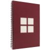 Album a spirale Manille 34x25 cm rosso