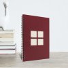 Album a spirale Manille 34x25 cm rosso