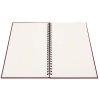 Album a spirale Manille 34x25 cm rosso