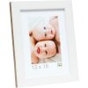 S46JH1 Cornice in legno bianco con bordo color legno
