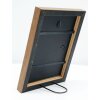 S46JH2 Cornice in legno nero con bordo color legno