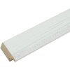 S46KF1 Telaio in legno bianco con profili perlati