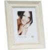 S46LF1 Cornice bianca dipinta in stile rustico