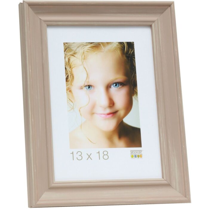 S46LF3 Cornice dipinta beige in stile rustico