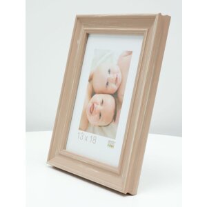 S46LF3 Cornice dipinta beige in stile rustico