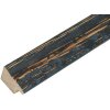 S46MF2 Telaio in legno nero con finitura anticata
