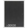 S46MF2 Telaio in legno nero con finitura anticata