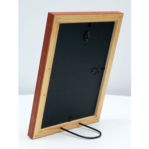 S46MF3 Struttura in legno marrone con finitura anticata