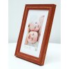 S46MF3 Struttura in legno marrone con finitura anticata