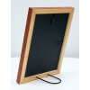 S46MF3 Struttura in legno marrone con finitura anticata