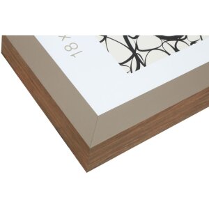 S46PH3 Cornice in legno beige con bordo color legno