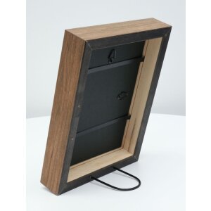 S46PH3 Cornice in legno beige con bordo color legno
