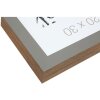 S46PH7 Cornice in legno grigio con bordo color legno