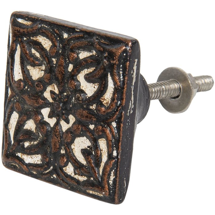 Pomello per porta 4x4 cm - Clayre & Eef 64177