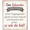 Cartello di testo 13x15 cm - Clayre & Eef 6Y3642D