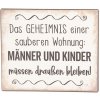 Cartello di testo 15x13 cm - Clayre & Eef 6Y3656D