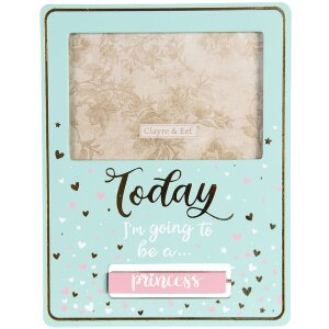 Portafoto Clayre & Eef 2F0625 turchese 18x1x23 cm -...