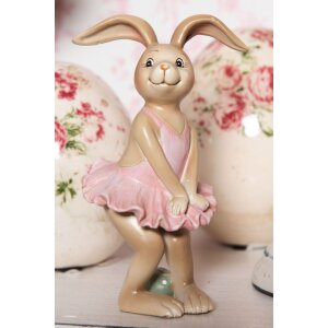 Decorazione Ragazza Coniglio 7x7x13 cm - 6pr2629