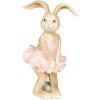 Decorazione Ragazza Coniglio 7x7x13 cm - 6pr2629
