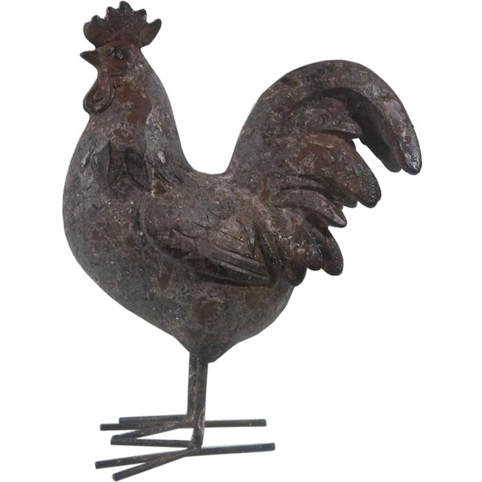 Decorazione galletto 19x9x24 cm - 6PR2610