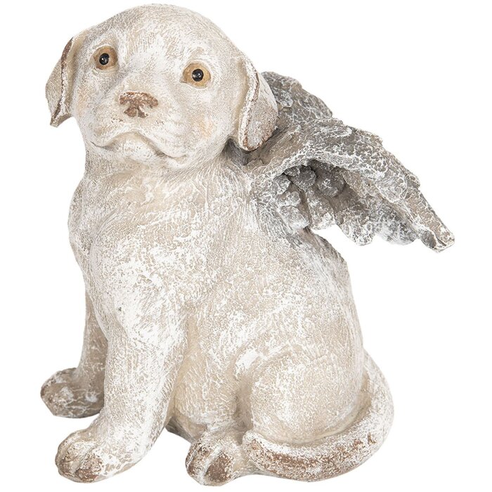 Decorazione cane con ali 16x13x20 cm - 6PR2659