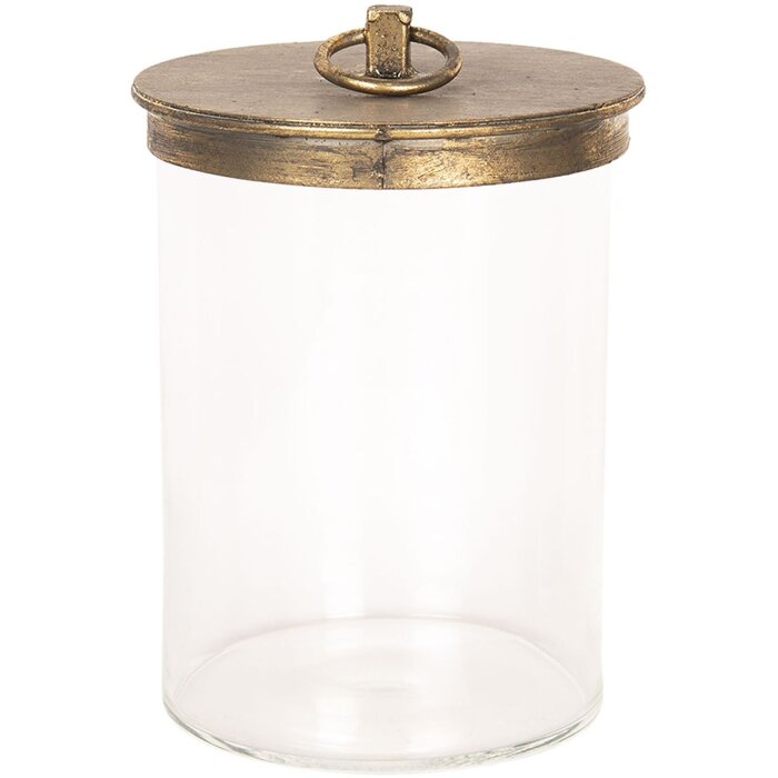 Barattolo con coperchio Ø 15x25 cm - 6GL2477