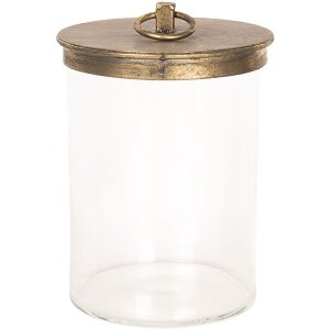 Barattolo con coperchio Ø 15x25 cm - 6GL2477