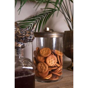 Barattolo con coperchio Ø 15x25 cm - 6GL2477