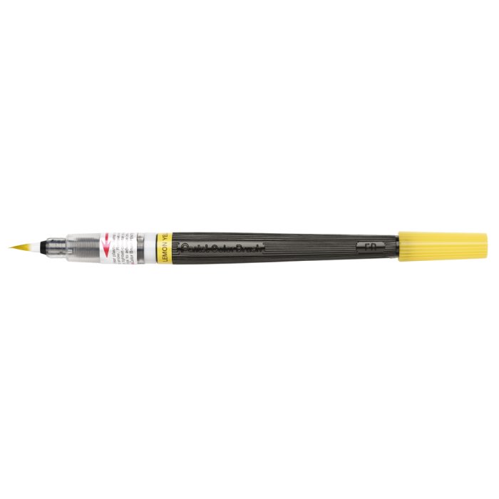 Penna a pennello ricaricabile Pentel COLOR in giallo