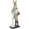 Decorazione Coniglio con cappello 17x9x46 cm - 6PR2602