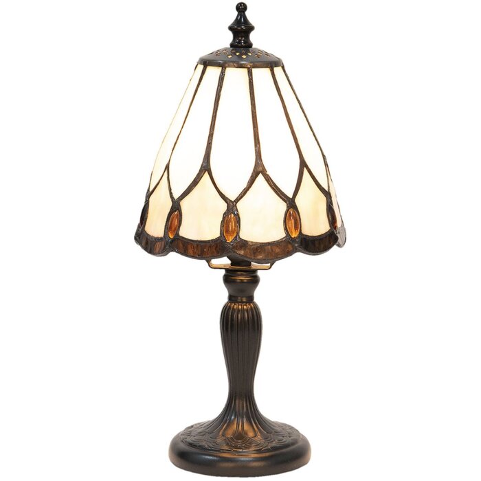 Lampada da tavolo Tiffany Ø 14x31 cm E14-max 1x40W