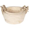 Cestino in legno (2 pezzi) Ø 36x16 cm - Ø 29x13 cm
