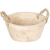 Cestino in legno (2 pezzi) Ø 36x16 cm - Ø 29x13 cm