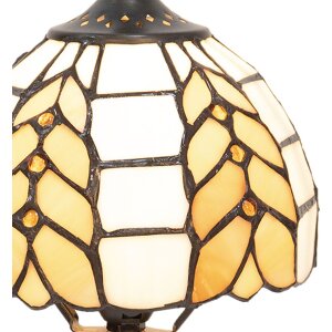 Lampada da tavolo Tiffany Ø 14x29 cm E14-max 1x40W