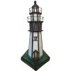 Lampada da tavolo Tiffany Lighthouse 11x11x25 cm 1x E14 max 25W