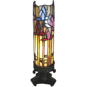 Lampada da tavolo Tiffany 13x13x46 cm 1x E14 max 25W