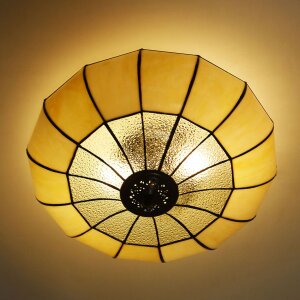 Plafoniera Tiffany Ø 46x25 cm E27-2x60W