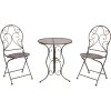 Tavolo + 2x sedia Ø 60x70-40x40x92 cm - 5Y0636