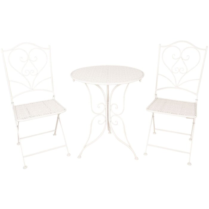 Tavolo + 2x sedia Ø 60x70-40x40x92 cm - 5Y0637