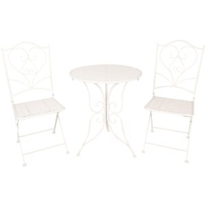 Tavolo + 2x sedia Ø 60x70-40x40x92 cm - 5Y0637