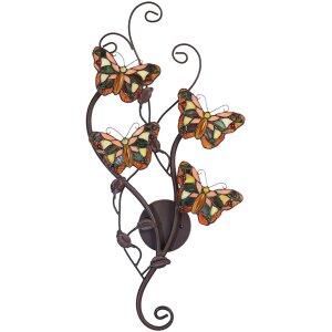 Lampada da parete Tiffany 32x68 cm G4-4x2W - 5LL-5979