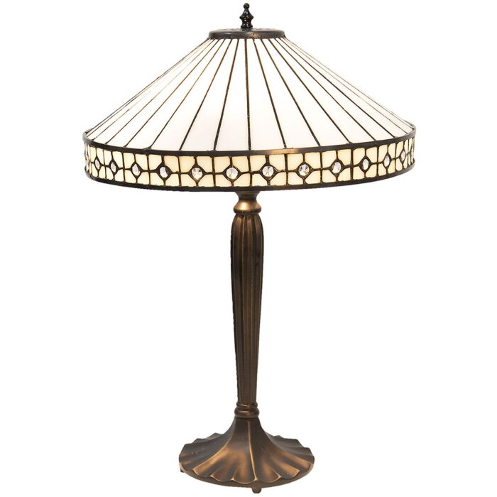 Lampada da tavolo Tiffany Ø 40x58 cm E27-max 2x60W