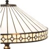 Lampada da tavolo Tiffany Ø 40x58 cm E27-max 2x60W