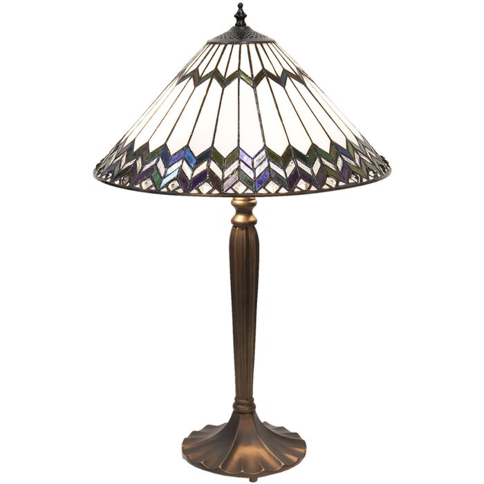 Lampada da tavolo Tiffany Ø 40x62 cm E27-max 2x60W