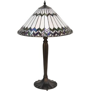 Lampada da tavolo Tiffany Ø 40x62 cm E27-max 2x60W