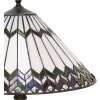 Lampada da tavolo Tiffany Ø 40x62 cm E27-max 2x60W