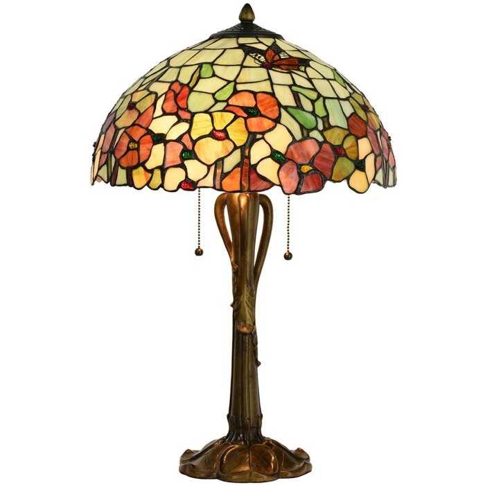 Lampada da tavolo Tiffany Ø 40x63 cm E27/2x60W - 5LL-5981