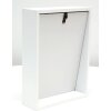 S68QK1 Telaio a blocco bianco con pannello posteriore inclinato