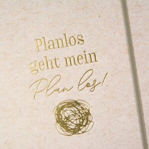 Taccuino a5 punteggiato Planless va il mio piano!