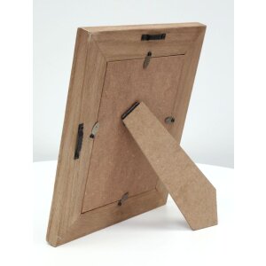 S67TX1 Telaio stretto in bianco con passepartout in legno